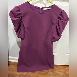 Alice and Olivia puff sleeve dress